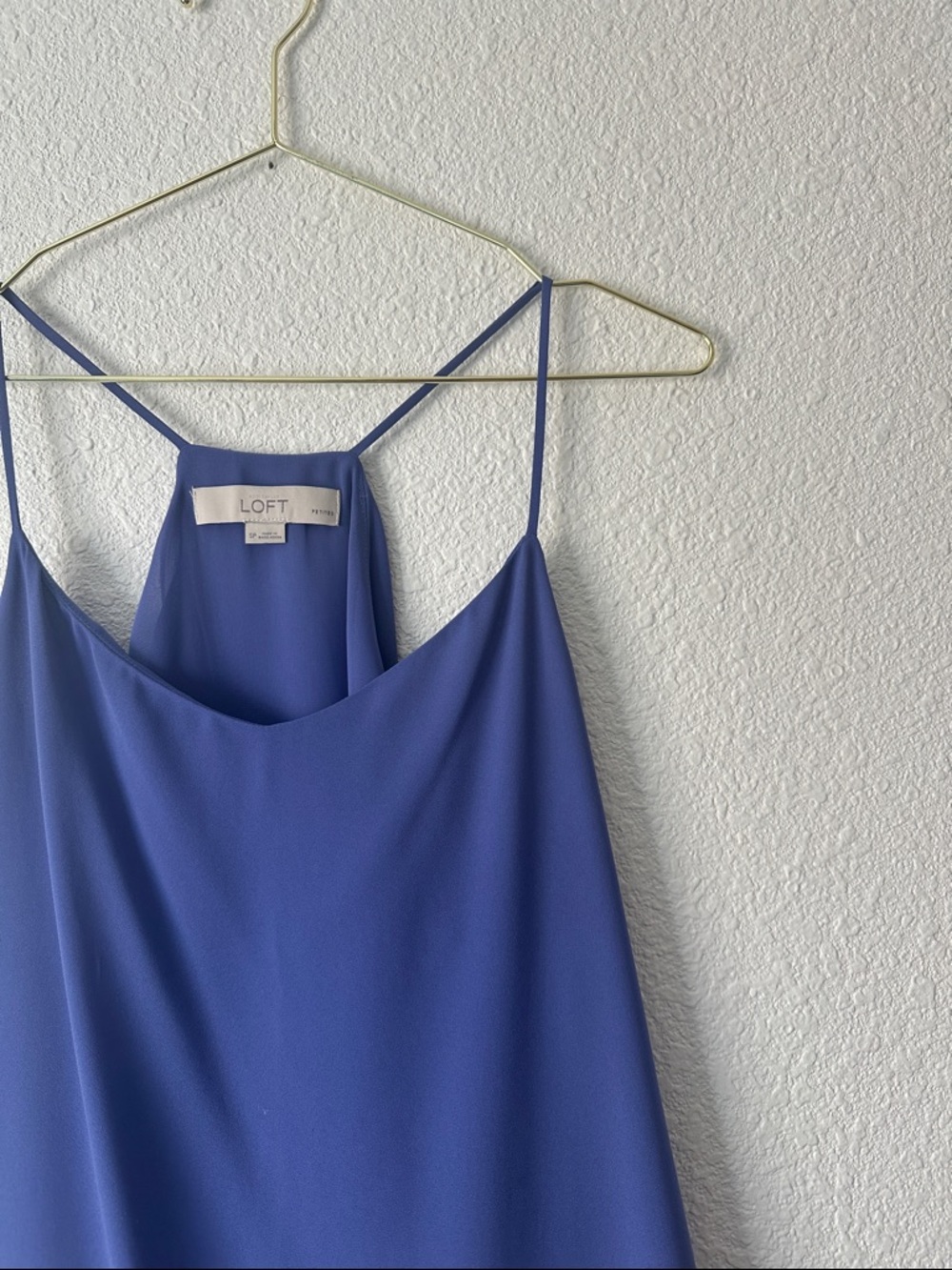 LOFT Periwinkle Strappy Trapeze Cami Top - Picture 4 of 13